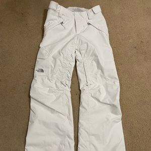 North Face Snow Pants White XS